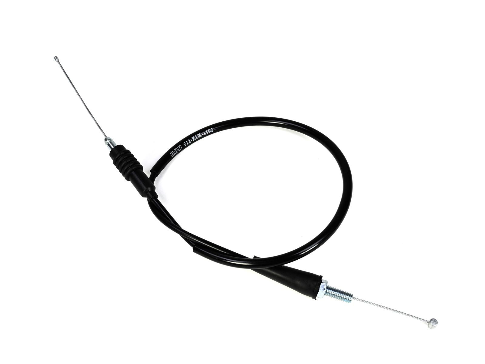 BBR Throttle Cable - KLX110 Extended +5", OEM Throttle to OEM Carb